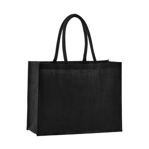 Natural Starched Jute Classic Shopper, miniatyr 1